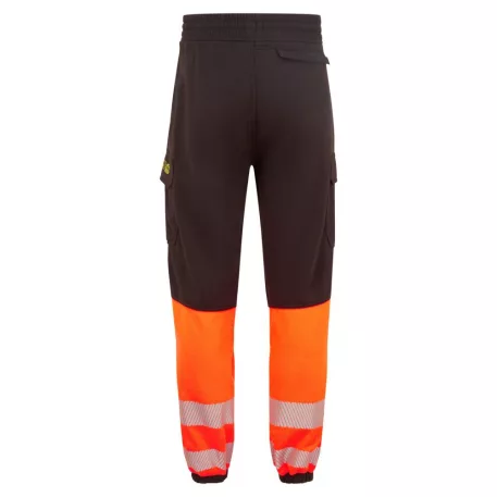Portwest PW3 Modaflame Hi-Vis Orange Class 1 lángálló jogger nadrág (fekete/narancs XXL)