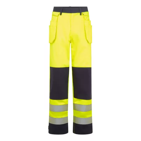 Portwest Bizflame Hi-Vis kontraszt lángálló lengőzsebes nadrág (3XL)