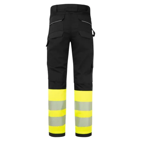 Portwest PW3 Modaflame Hi-Vis Class 1 lángálló nadrág (sárga/fekete 33/M)