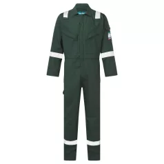 Portwest Lángálló, antisztatikus overál (Zöld, XL)