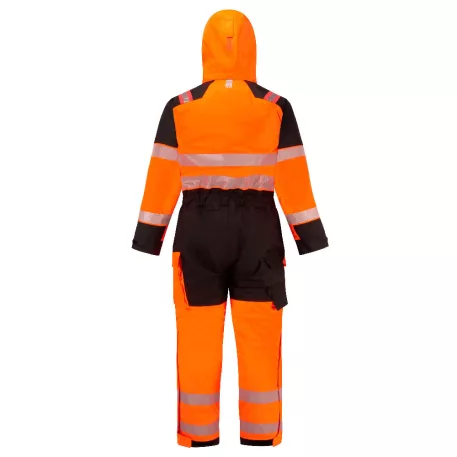 Portwest PW3 Modaflame Hi-Vis lángálló téli overál (narancs/fekete XL)