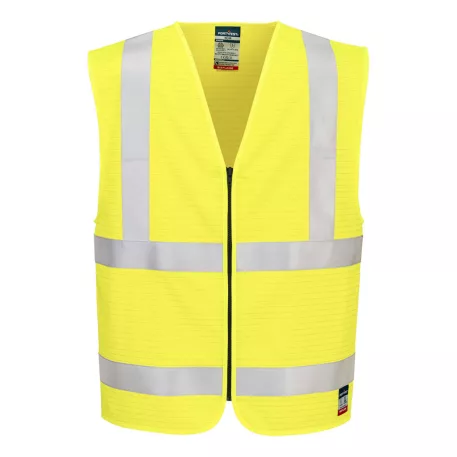 Portwest Bizflame Hi-Vis lángálló mellény (sárga, L/XL)