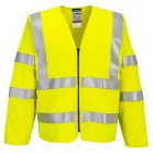 Portwest Bizflame Hi-Vis lángálló cipzáras mellény (S/M)