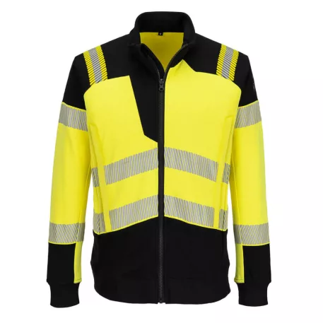 Portwest PW3 Modaflame Hi-Vis lángálló cipzáras pulóver (S)