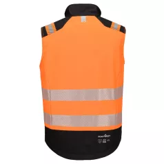   Portwest PW3 Modaflame Hi-Vis lángálló mellény (narancs/fekete XL)