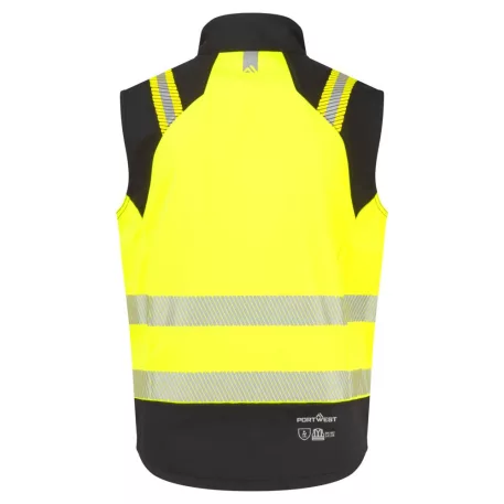 Portwest PW3 Modaflame Hi-Vis lángálló mellény (sárga/fekete L)