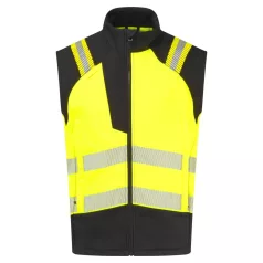   Portwest PW3 Modaflame Hi-Vis lángálló mellény (sárga/fekete XL)