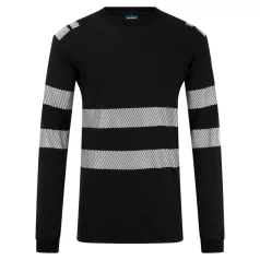 Portwest PW3 Modaflame lángálló póló (fekete XL)