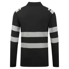 Portwest PW3 Modaflame lángálló pólóing (fekete XL)