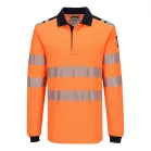 Portwest PW3 Modaflame lángálló pólóing (narancs/tengerészkék L)