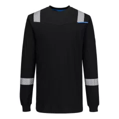 Portwest WX3 Modaflame Knit póló (Fekete XL)