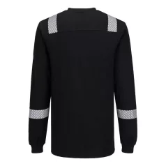 Portwest WX3 Modaflame Knit póló (Fekete XL)