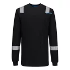Portwest WX3 Modaflame Knit póló (Fekete 3XL)