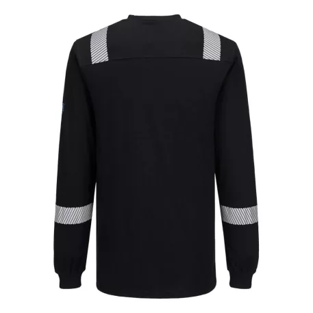 Portwest WX3 Modaflame Knit póló (Fekete 3XL)
