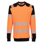 Portwest PW3 Modaflame Knit Hi-Vis lángálló pulóver (narancs/fekete 3XL)