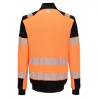 Portwest PW3 Modaflame Knit Hi-Vis lángálló cipzáras pulóver ( narancs/fekete XL)