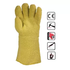   Hurkolt Ötujjas Kevlar (500°C), Hőszigetelő Bélés, 39 cm 10