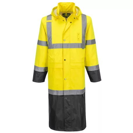 Portwest Hi-Vis esőkabát (122 cm) (sárga/fekete 4XL)