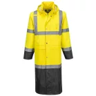 Portwest Hi-Vis esőkabát (122 cm) (sárga/fekete L)