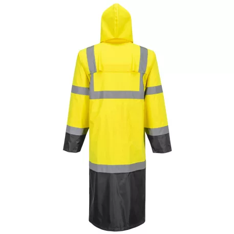 Portwest Hi-Vis esőkabát (122 cm) (sárga/fekete L)