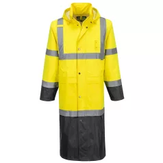 Portwest Hi-Vis esőkabát (122 cm) (sárga/fekete XL)