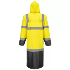 Portwest Hi-Vis esőkabát (122 cm) (sárga/fekete XL)