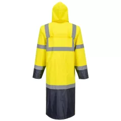   Portwest Hi-Vis esőkabát (122 cm) (sárga/tengerészkék XL)