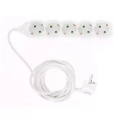 Elosztó 1.5 M Kábellel 5-ös Földelt