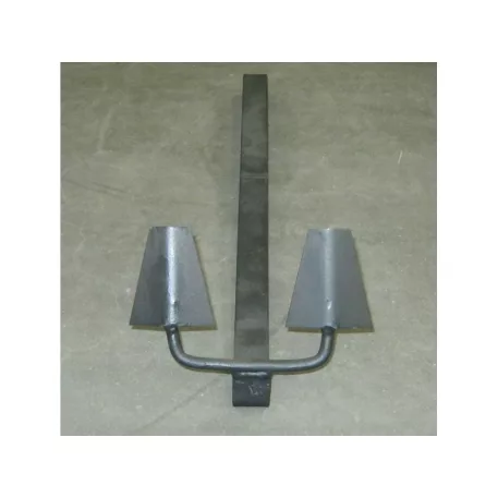 Hófogó Acél Cseréphez Ff.Kétágú Trap.