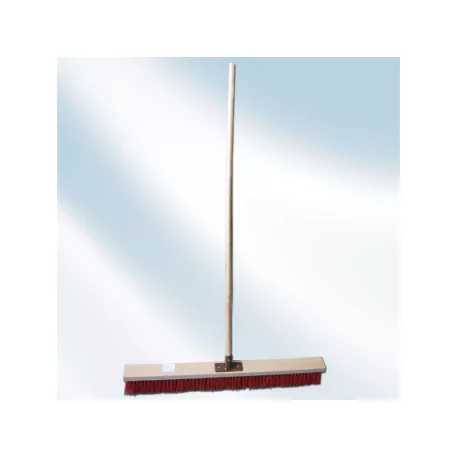 Járdaseprű 80 cm Műanyag Fa Nyéllel