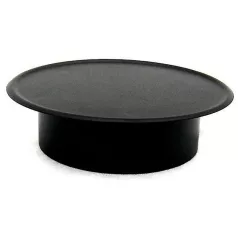 Kályhacső Fekete 120-as Faldugó