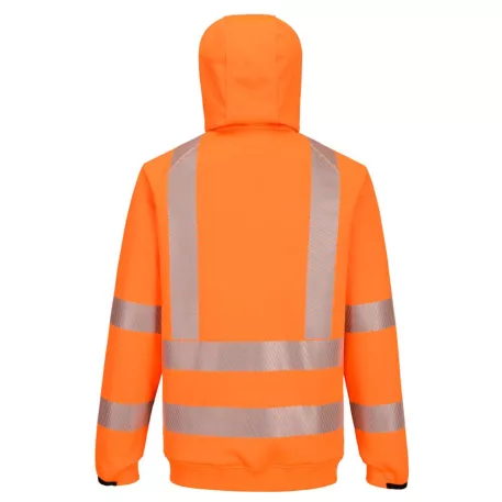 Portwest KX3 Sport Hi-Vis cipzáras pulóver (narancssárga 6XL)