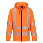 Portwest KX3 Sport Hi-Vis cipzáras pulóver (narancssárga S)