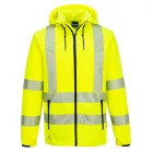 Portwest KX3 Sport Hi-Vis cipzáras pulóver (S)