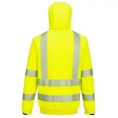 Portwest KX3 Sport Hi-Vis cipzáras pulóver (XL)