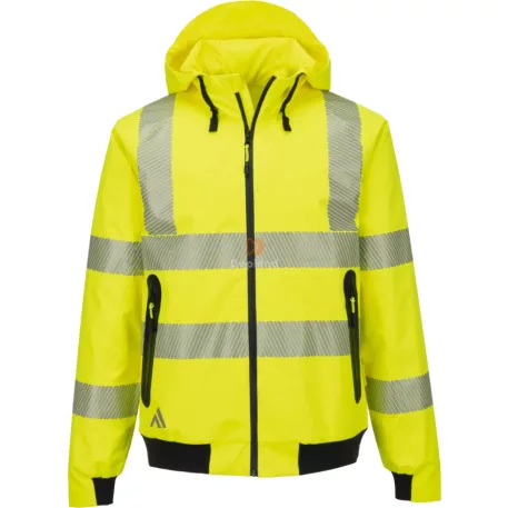 Portwest KX3 Sport Hi-Vis bomber esődzseki (sárga S)
