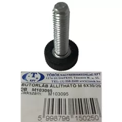 Bútorláb Állítható M 6x30/20 db M103095