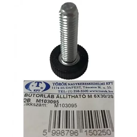 Bútorláb Állítható M 6x30/20 db M103095