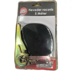 Heveder Racsnis 5 M X 25 mm Racsnis Befűzős 500 Kg