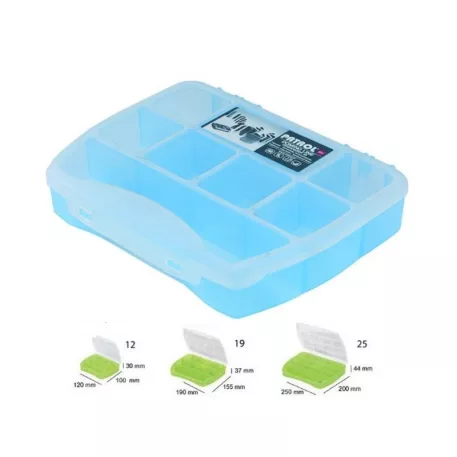 Csavartartó Patrol Domino 19-es 190x155x37 mm Kék