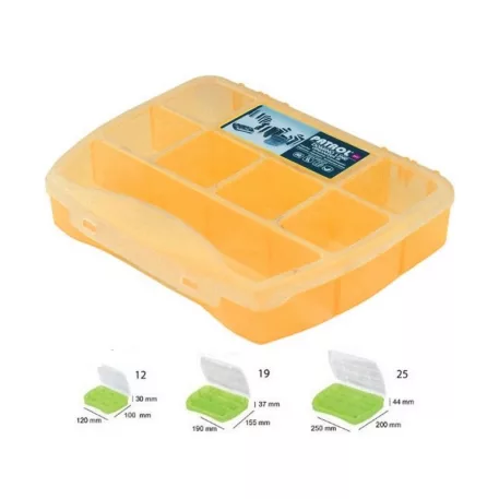 Csavartartó Patrol Domino 19-es 190x155x37 mm Narancs