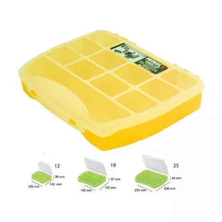 Csavartartó Patrol Domino 25-ös 250x200x44 mm Narancs