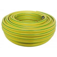 Locsolótömlő Economy 3/4˝ Sárga, Zöld Csíkkal /50 M