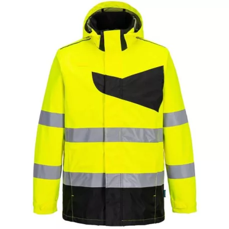 PW2 Hi-Vis esőkabát (sárga/fekete XL)