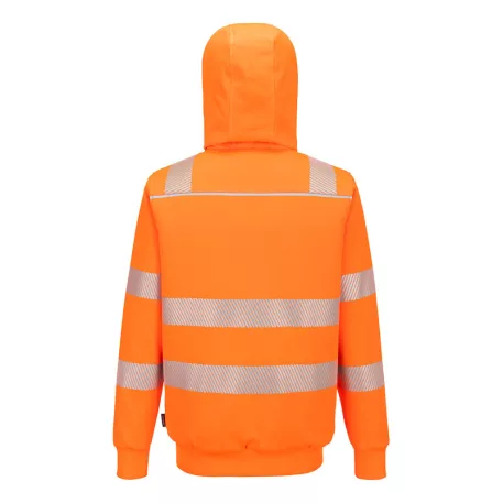 Portwest PW321 Hi-Vis téli cipzáras pulóver (narancs 4XL)