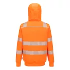 Portwest PW321 Hi-Vis téli cipzáras pulóver (narancs XXL)