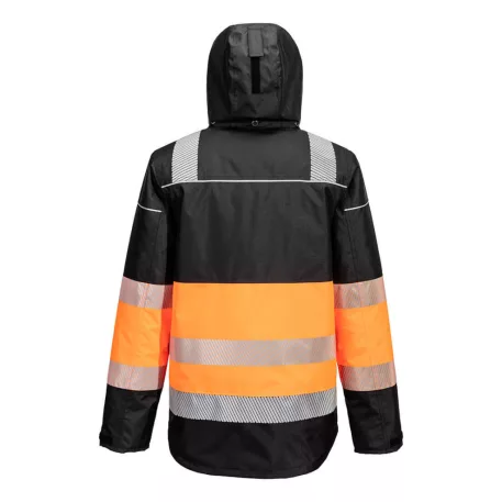 Portwest PW3 Hi-Vis Class 1 téli dzseki (narancs/fekete 3XL)