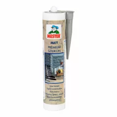 Szilikon Mester Matt Prémium Világosszürke 310 ml 
