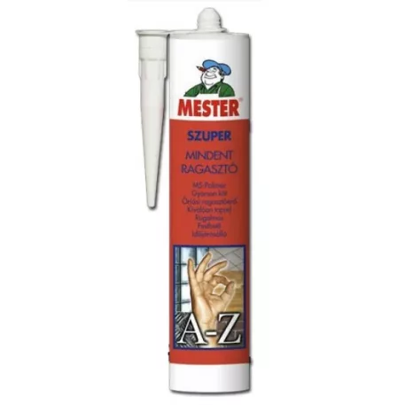 Mindent Ragasztó Mester 290 ml Fehér