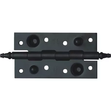 Biztonsági dísz pánt fekete 150x80 mm, kerek